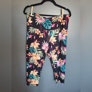 Floral Print Kids Leggings